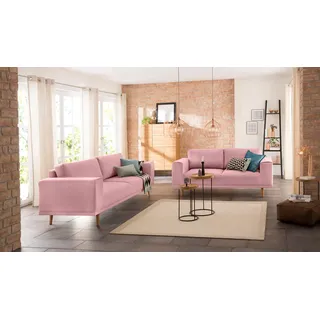 Home Affaire 3-Sitzer Mikrofaser 3-Rosa