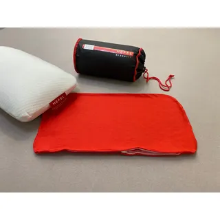 Hefel Kissenbezug »Bezug für Reisekissen "Cool", Baumwoll-Jersey«, rot