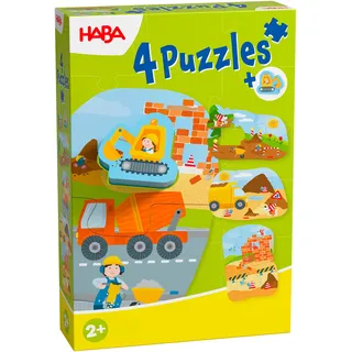 HABA 4 erste Puzzles Baustelle