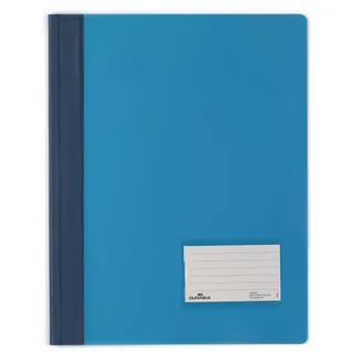 Durable Schnellhefter DURALUX®, transluzente Folie, für A4 blau