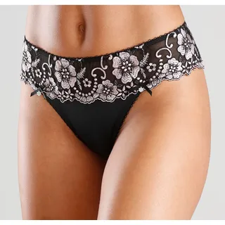 LASCANA String »Wanda Dessous« mit Stickerei Spitze in blumiger Optik, rosa