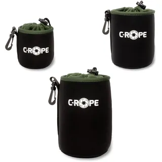 C-Rope Objektivbeutel V2 aus Neopren 3er Pack / S/M/L