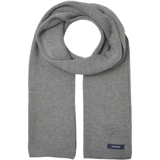 JACK & JONES Herren Schal JJDNA KNIT SCARF NOOS, Grau