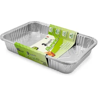 giostyle 5980004 6 x 3 Stück 80 μ, Aluminium