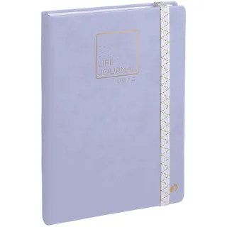 Quo Vadis 2371347Q - Life Journal (Technik des Bullet Journal) mehrsprachig DOTS A5-15 x 21 cm Life Journal Violett