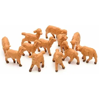 Fontanini 12 Schafe 6,5CM Harz Figuren Krippe (F-215)