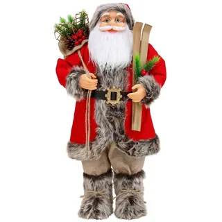Bonetti Weihnachtsmann »Weihnachtsdeko« Weihnachtsmann, Höhe ca. 60 cm, rot