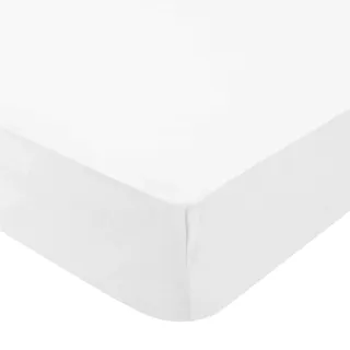 Domiva Spannbettlaken, Jersey, 130 g/m2, 60 x 120 cm, Weiß