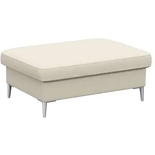 flexlux Pouf Fiore Kaltschaum 97 x 34 x 66 cm Weiß