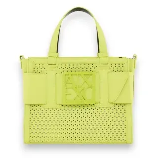 A|X Armani Exchange für Damen. XW000392AF22626U2194 Beste gelb-grüne Handtasche (OSFA), Lässig, Polyurethan