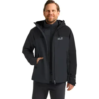 Jack Wolfskin Wild Places 3in1 Jacket M, Phantom, S