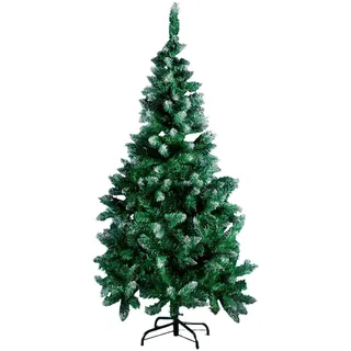 Arti Casa Weihnachtsbaum Künstlich 150 cm – Tannenbaum Künstlich mit Weihnachtsbaumständer - Künstliche Weihnachtsbäume – Weihnachtsdekoration für drinnen – Weihnachtsbaum mit Schnee - Christbaum