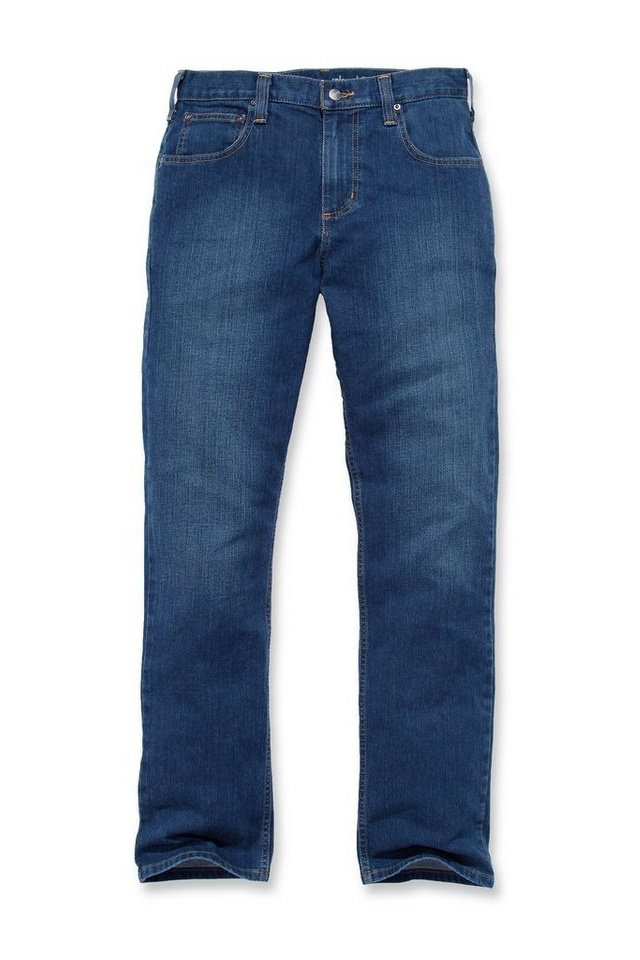 Bild von Rugged Flex Relaxed Straight Jeans blau, Größe 36