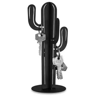 balvi Schlüsselhalter Cactus Farbe Schwarz In Form eines Kaktus Metall