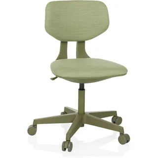 HJH Office Kinderdrehstuhl Kunststoff Grün