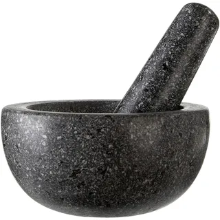 Premier Housewares Granit-Mörser 14 x 7 cm, dunkelgrau gesprenkelt