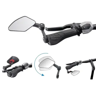 Krampe Fahrradspiegel Rückspiegel schwarz