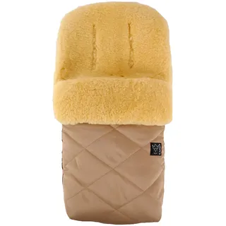 Lammfell Fußsack Natura, sand