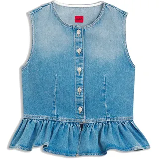 Hugo Gimma 10281232 ärmellose Bluse - Bright Blue - L