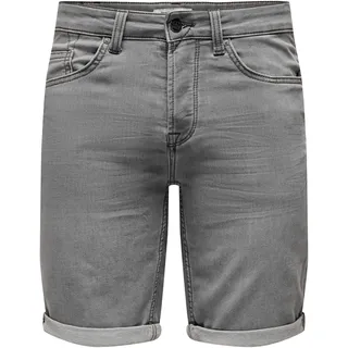 Only & Sons Ply Life Reg SHORTS grey denim),