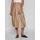 Faltenrock Damen Beige 40