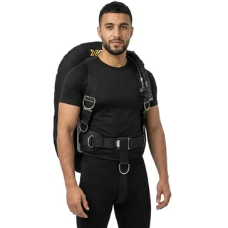 Xdeep Zeos 38 Standard Stainless Steel Backplate Xl Weight Pockets Flügel - Black - One Size