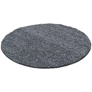 Ayyildiz Life Hochflorteppich Ø 160 cm Grau