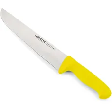 Arcos Serie 2900 - Metzgermesser Steakmesser - Klinge Nitrum Edelstahl 250 mm - HandGriff Polypropylen Farbe Gelb