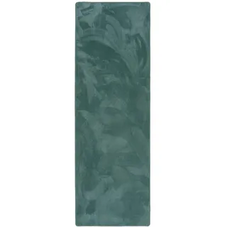Snapstyle Hochflor Teppichläufer 80 x 200 cm Mintgrün