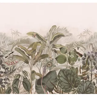 Rasch Textil Rasch Vlies Fototapete 543698 Grün-Hellgrün Muster & Motive 2,65 m x 2,65 m