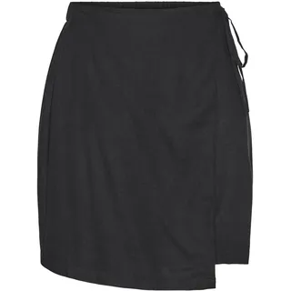 PIECES Female Wickelrock PCPIA MINI LEINENMIX | Wrap skirt