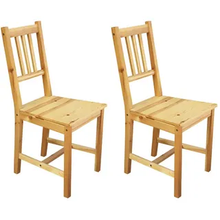 Möbilia Esszimmerstuhl Kiefer beige