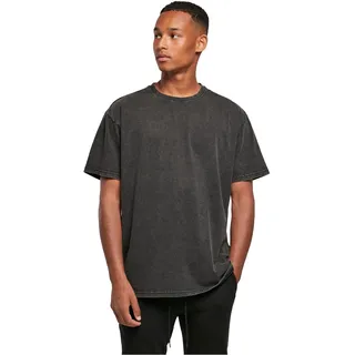 Build Your Brand Herren T-Shirt Acid Washed Heavy Oversized Tee, Farbe Black, Größe 3XL