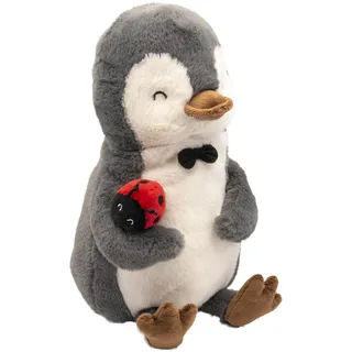 JoyToy Joy Toy & Mrs Panda Plüsch Pinguin 25 cm, 21729, Bunt
