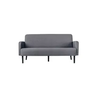 meet powered by PAPERFLOW 3-Sitzer Sofa LISBOA grau schwarz Stoff 176,0 x 81,5 x 83,0 cm, 1 St.