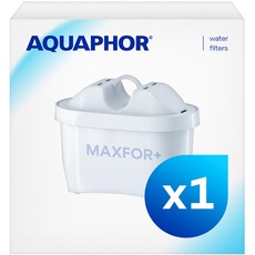AQUAPHOR Filterkartusche MAXFOR+ Pack 1 - gegen Kalk, Chlor & weitere Stoffe im Leistungswasser, für Aquaphor Onyx, Amethyst, Jasper, Time & alle BRITA Modelle