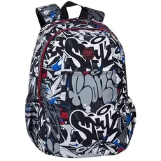 Coolpack F088706, Schulrucksack CLIMBER STREET ART, Multicolor, 45 x 33 x 22 cm