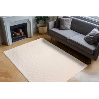 OBSESSION Diamond Cut 800", (Rechteckig, creame, 80 x 150 cm)