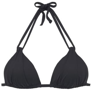 S.Oliver Triangel-Bikini-Top Damen schwarz Gr.40 Cup C/D