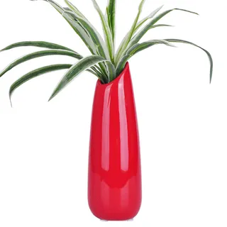 VanEnjoy Keramikvase, 23,9 cm, Rot