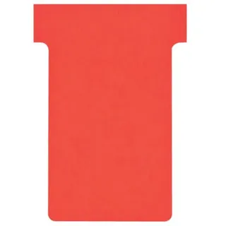 NOBO T-Karten 100 Stück Index 2 Rot