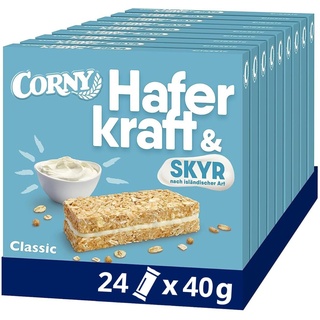 Haferriegel Corny Haferkraft Skyr Classic, ohne Zuckerzusatz, 24x40g