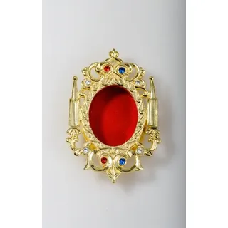 Wand-Reliquiar vergoldet 8 x 11,5 cm - Gold