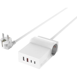 4smarts 6 in 1 USB-C/A Steckdosenleiste Desk GaN 65W