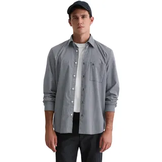 Marc OPolo Langarmhemd, schwarz navy