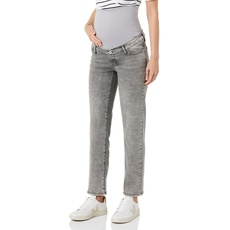 Supermom Straight Umstandsjeans Brooke - Farbe: Light Grey Denim - Größe: 32