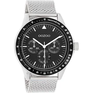 Oozoo Herren Analog-Quarzuhr UOC11113 - Silber