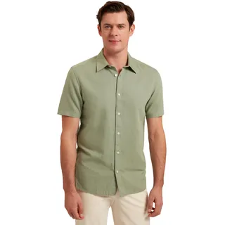 Ted Baker London MMA-ZEFRE-SS Regular Leinenhemd Grün
