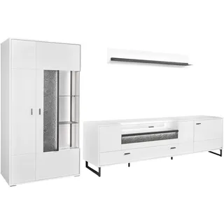 Set One by Musterring TV-Wand »Deltona« 3 Stk. tlg., weiß