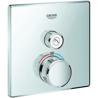 Grohe Grohtherm SmartControl Duschthermostat eckig für 1 Verbraucher Chrom 29123000